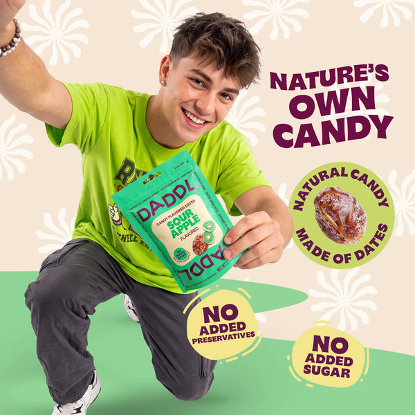 Sour Apple Candy Dates - 3.53 oz