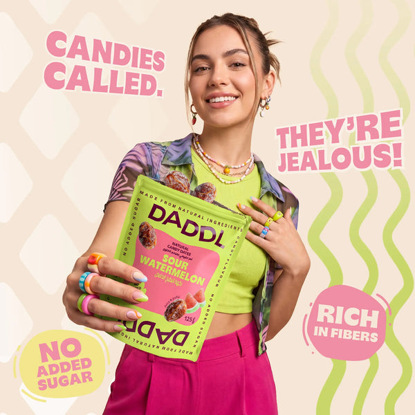 Sour Watermelon Candy Dates - 125g