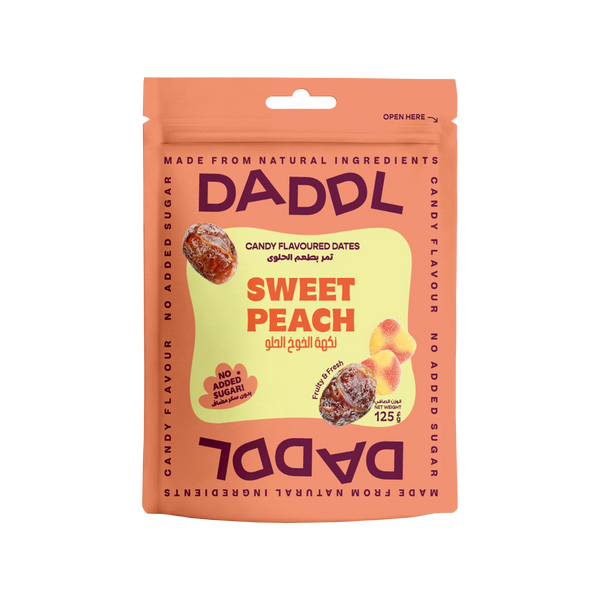 Sweet Peach Candy Dates - 125g
