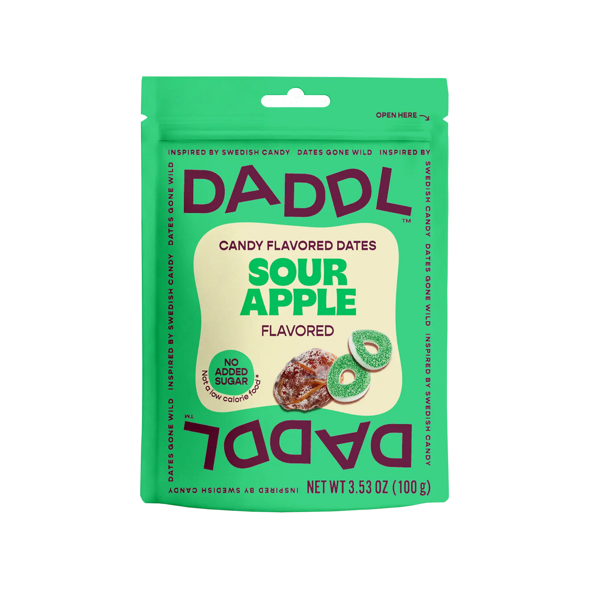 Sour Apple Candy Dates - 3.53 oz