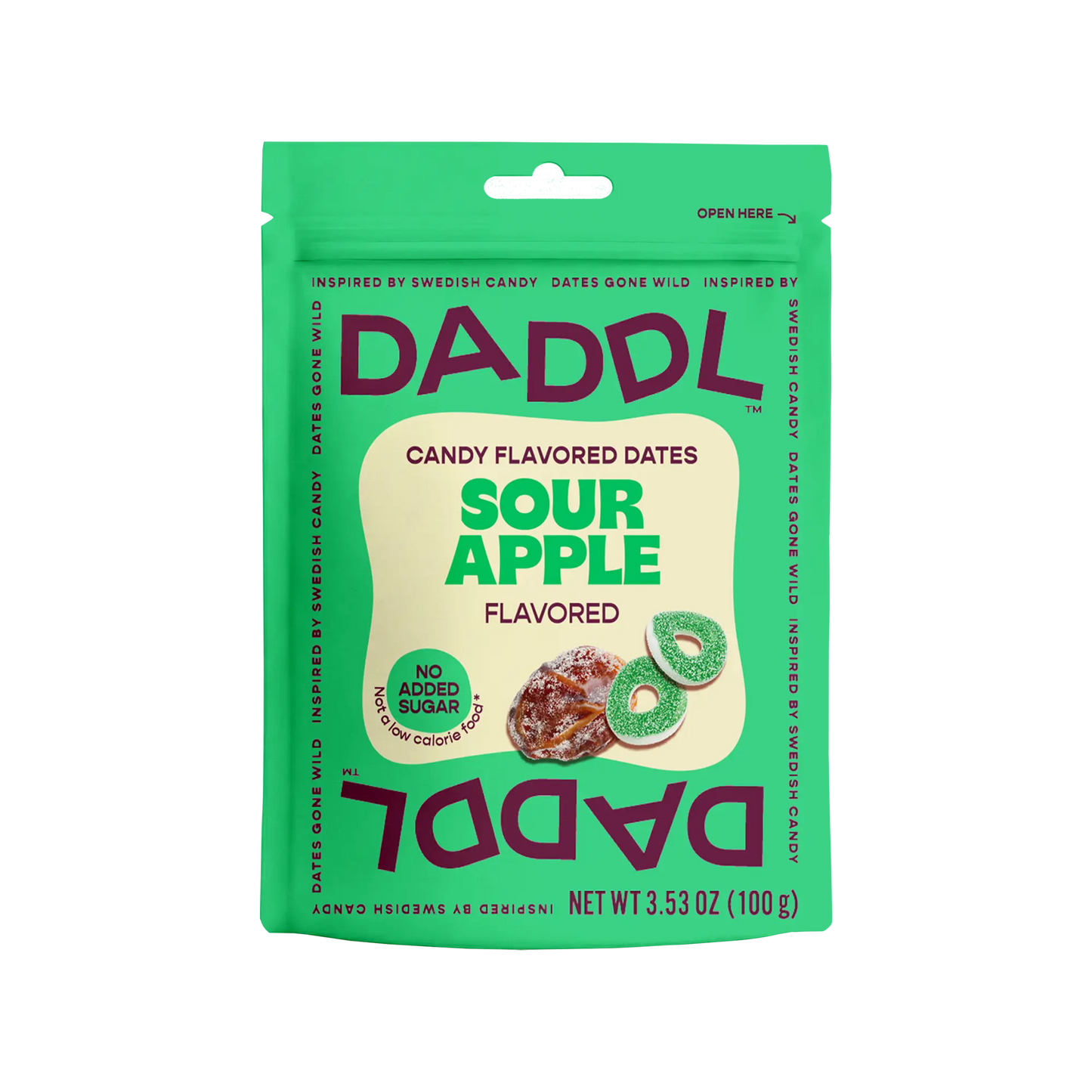 Sour Apple Candy Dates - 3.53 oz