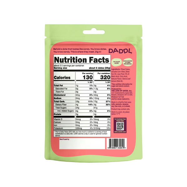 Sour Watermelon Candy Dates - 3.53 oz