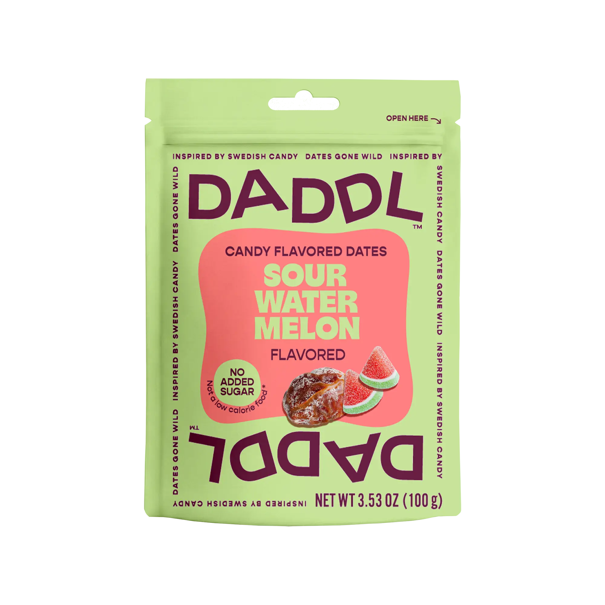 Sour Watermelon Candy Dates - 3.53 oz