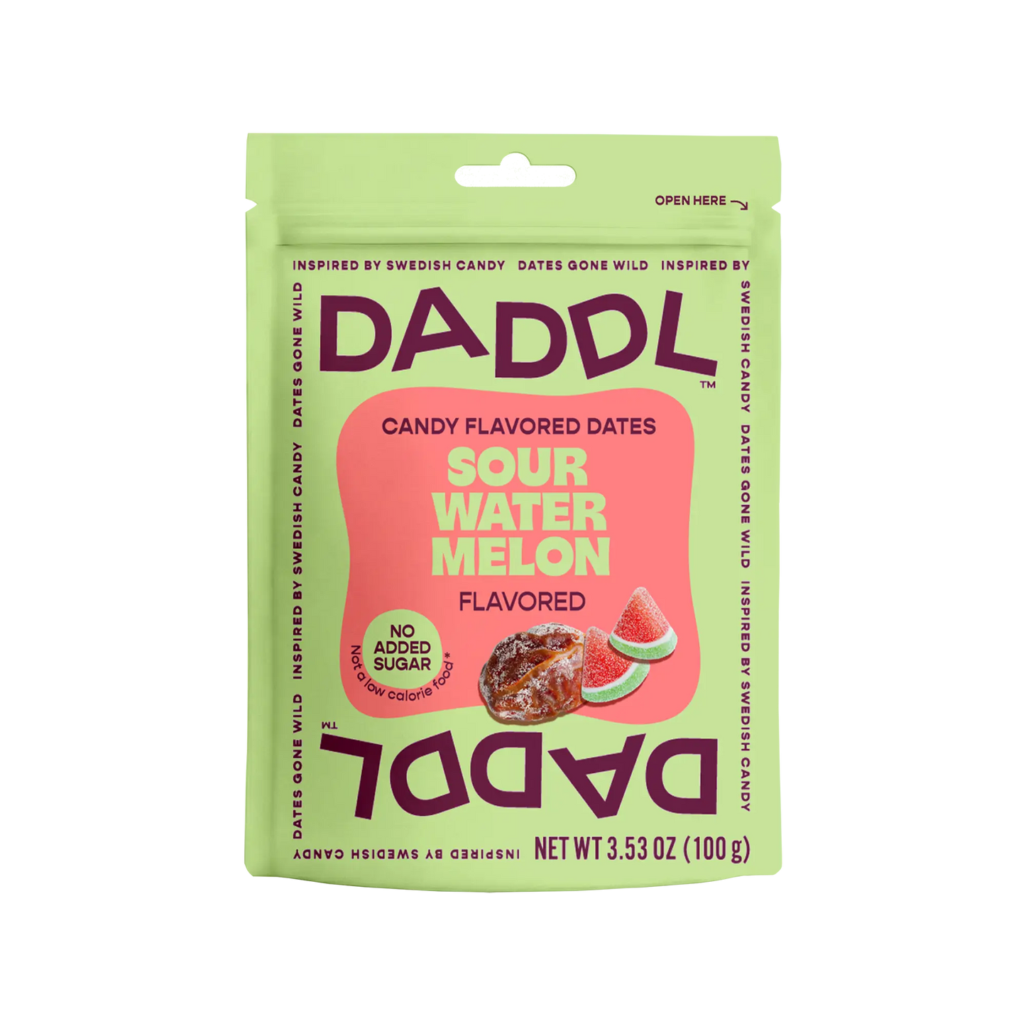 Sour Watermelon Candy Dates - 3.53 oz