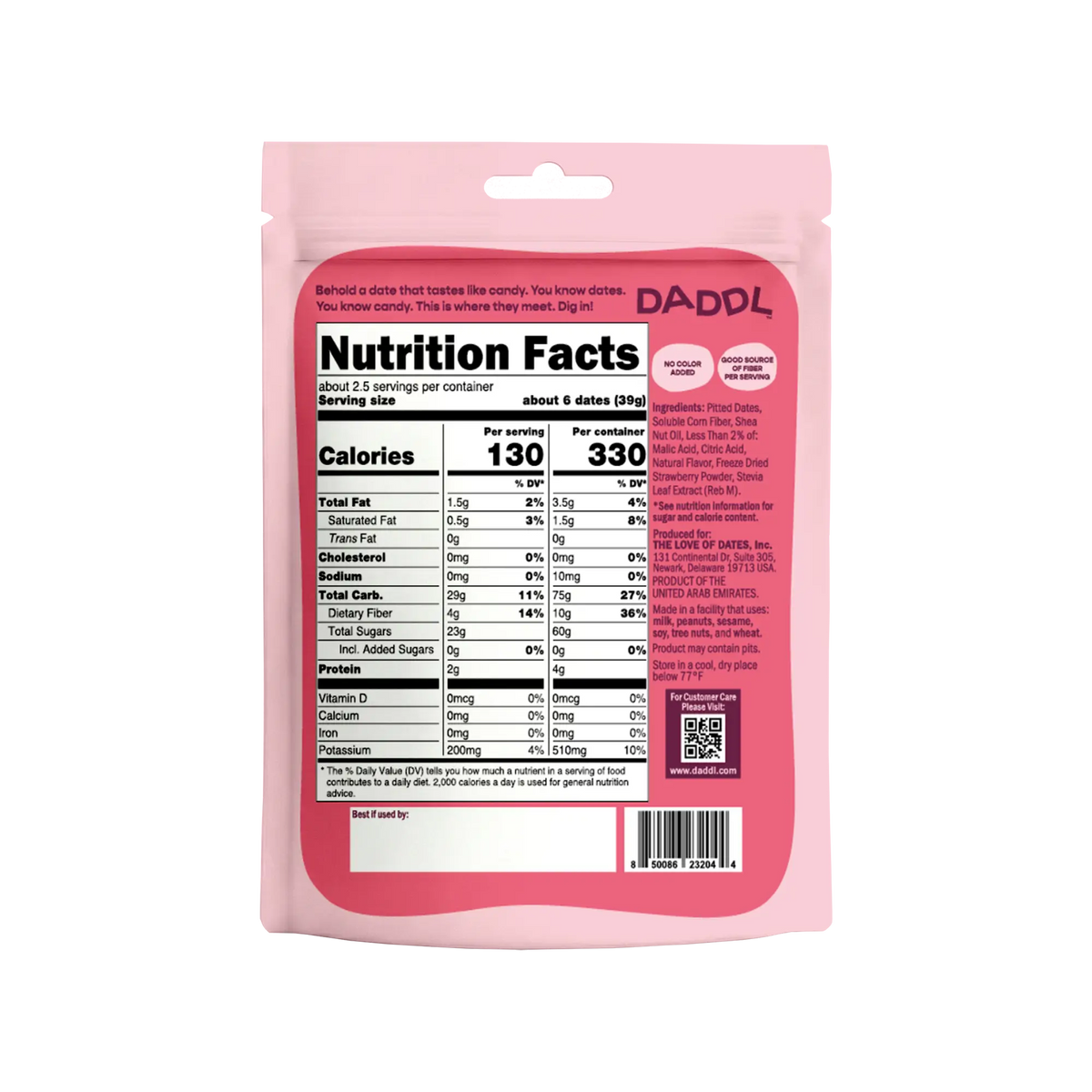 Strawberry Shake Candy Dates - 3.53 oz