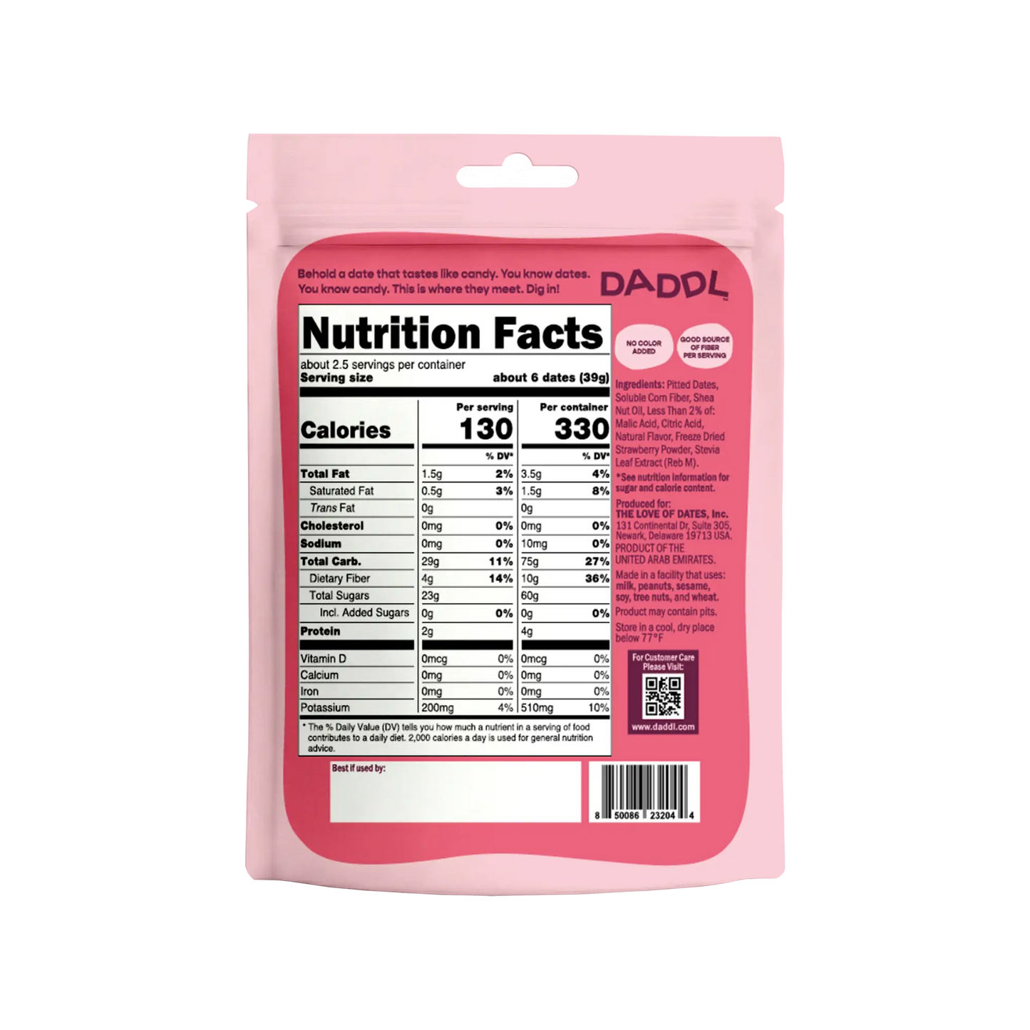 Strawberry Shake Candy Dates - 3.53 oz