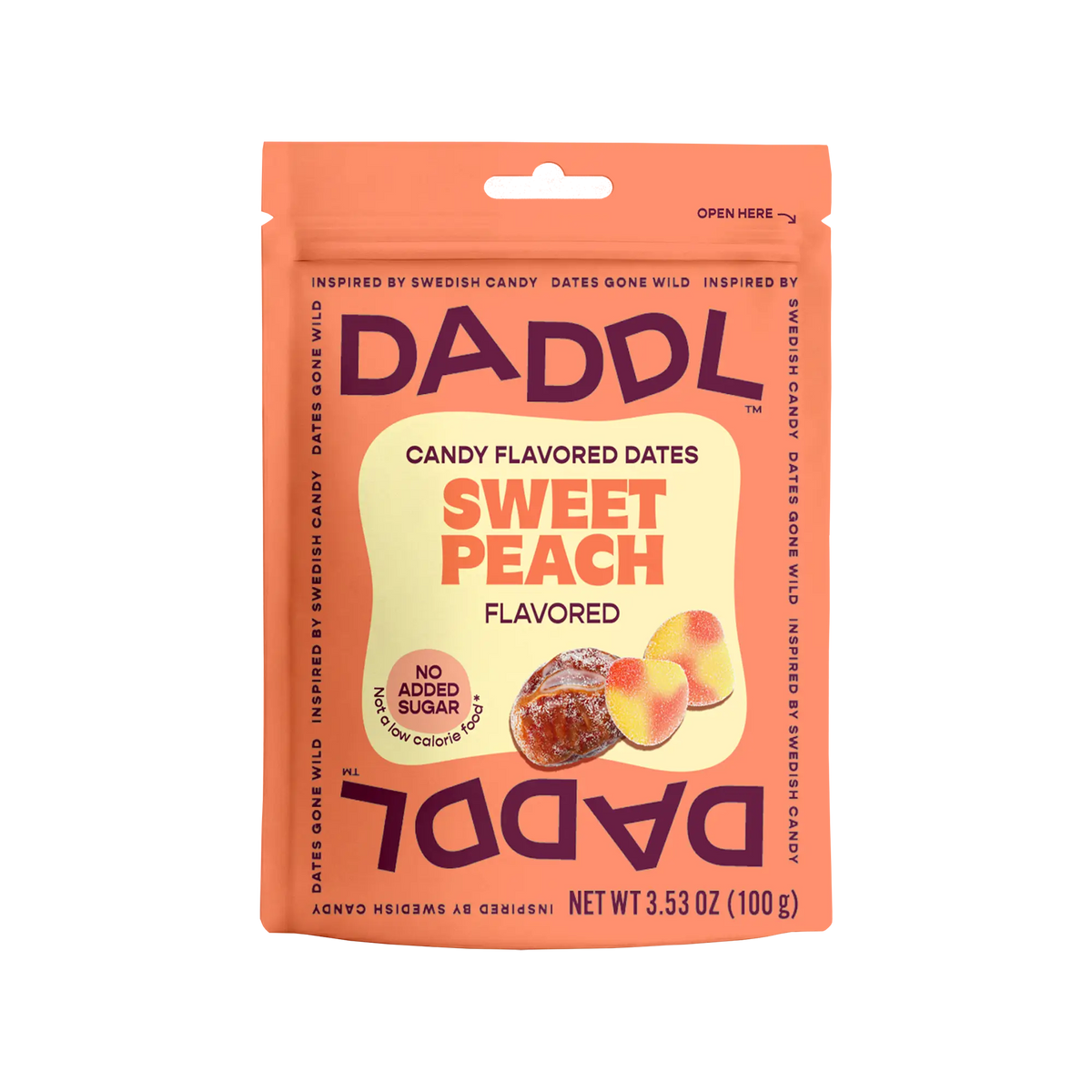 Sweet Peach Candy Dates - 3.53 oz