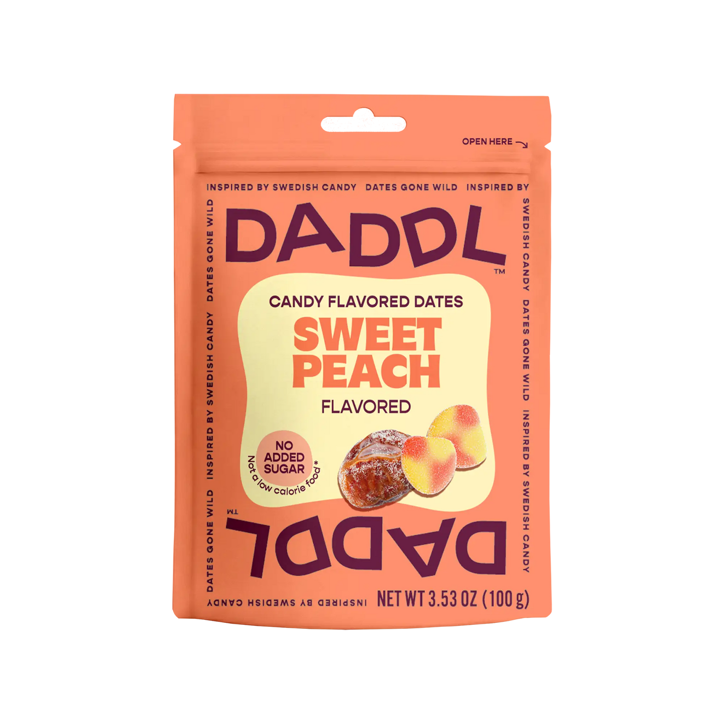 Sweet Peach Candy Dates - 3.53 oz