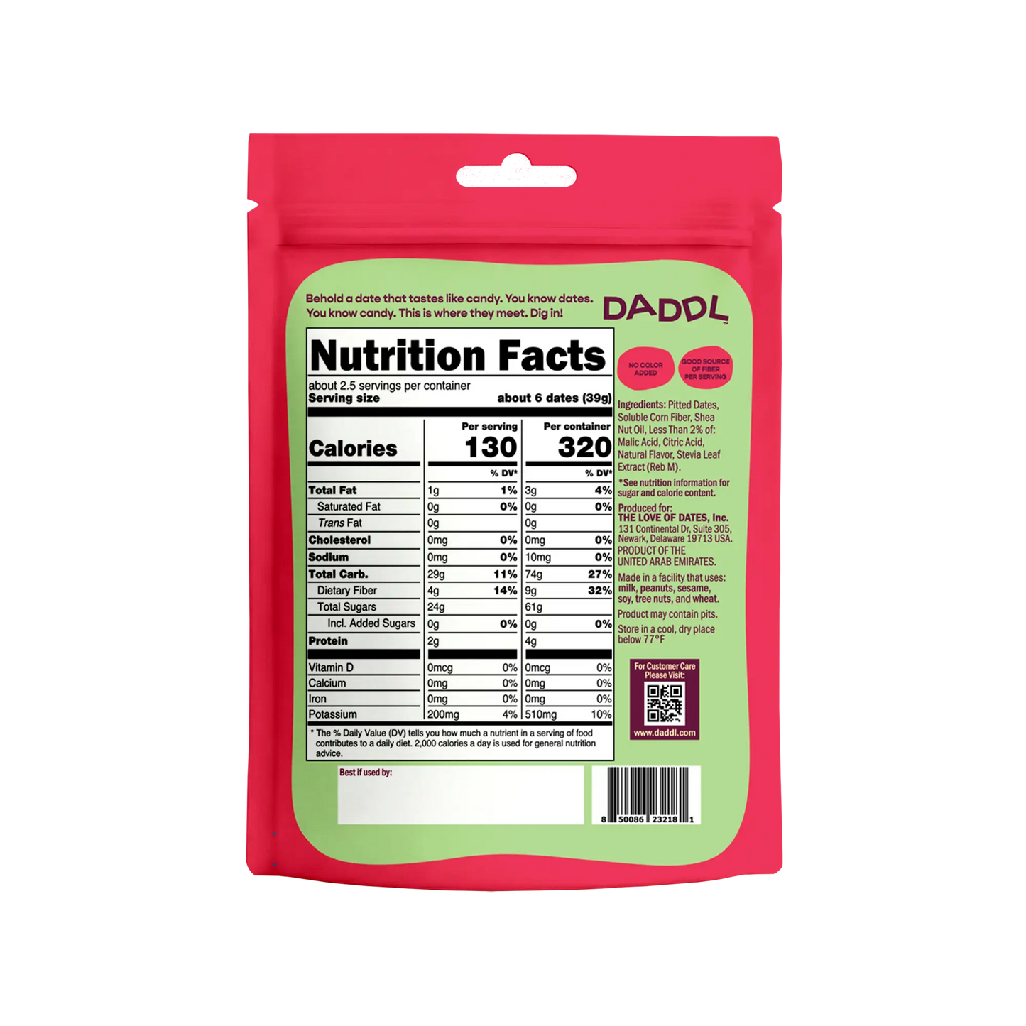 Tart Cherry Candy Dates - 3.53 oz