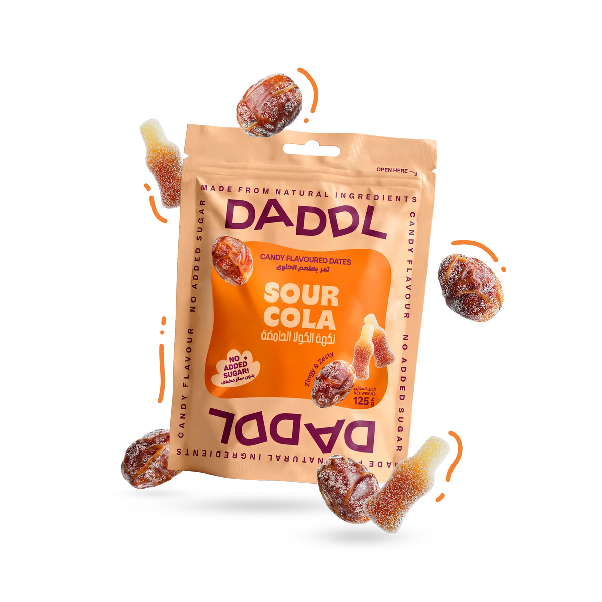 Sour Cola Candy Dates - 125g