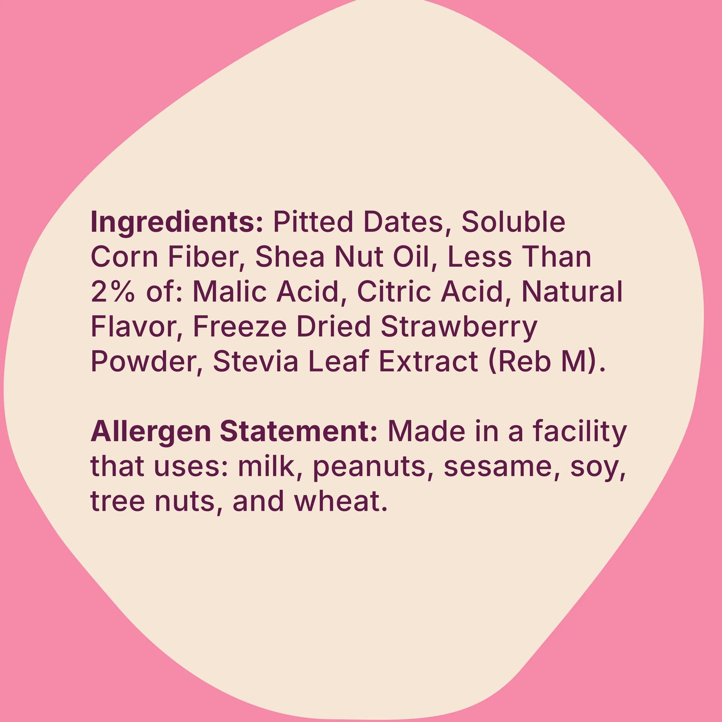 Strawberry Shake Candy Dates - 3.53 oz