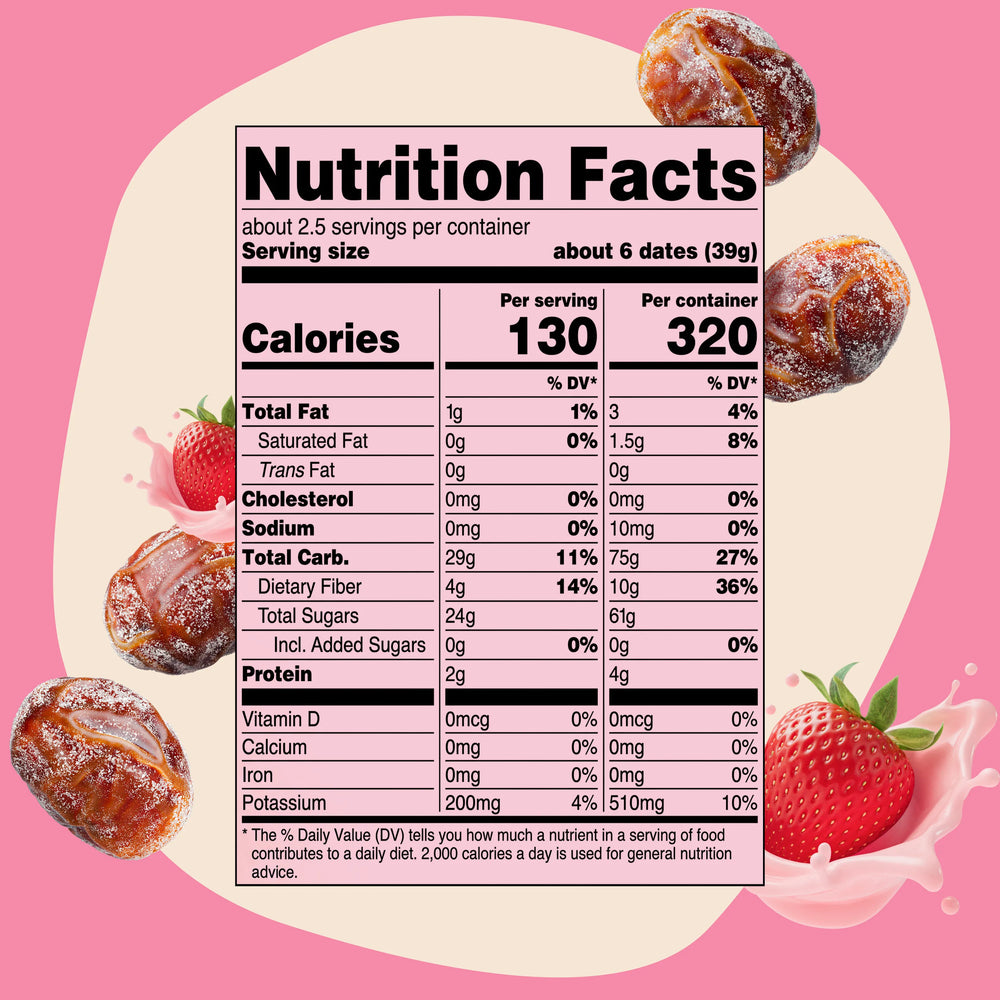 Strawberry Shake Candy Dates - 3.53 oz