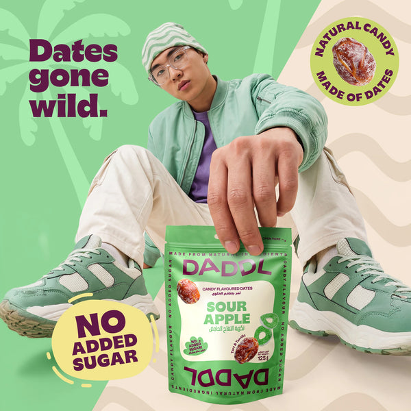 Sour Apple Candy Dates - 125g