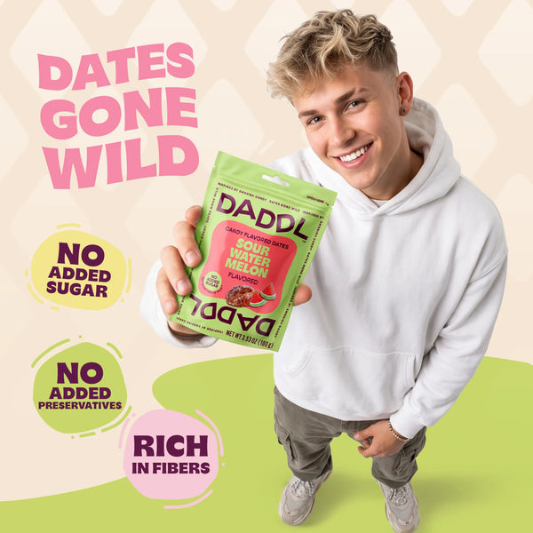 Sour Watermelon Candy Dates - 3.53 oz
