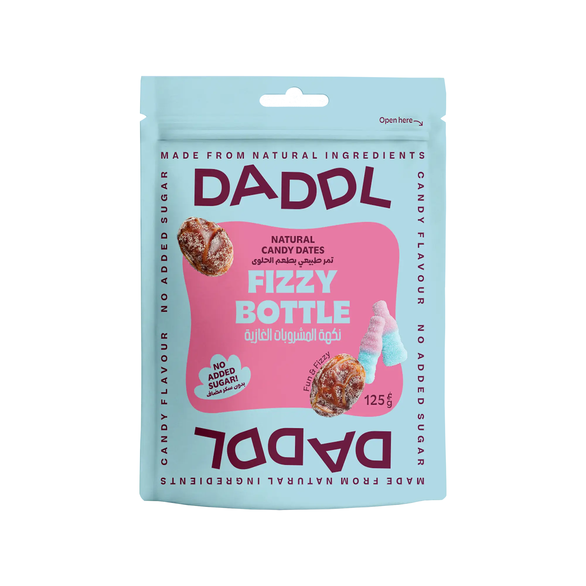 Fizzy Bottle Candy Dates - 125g