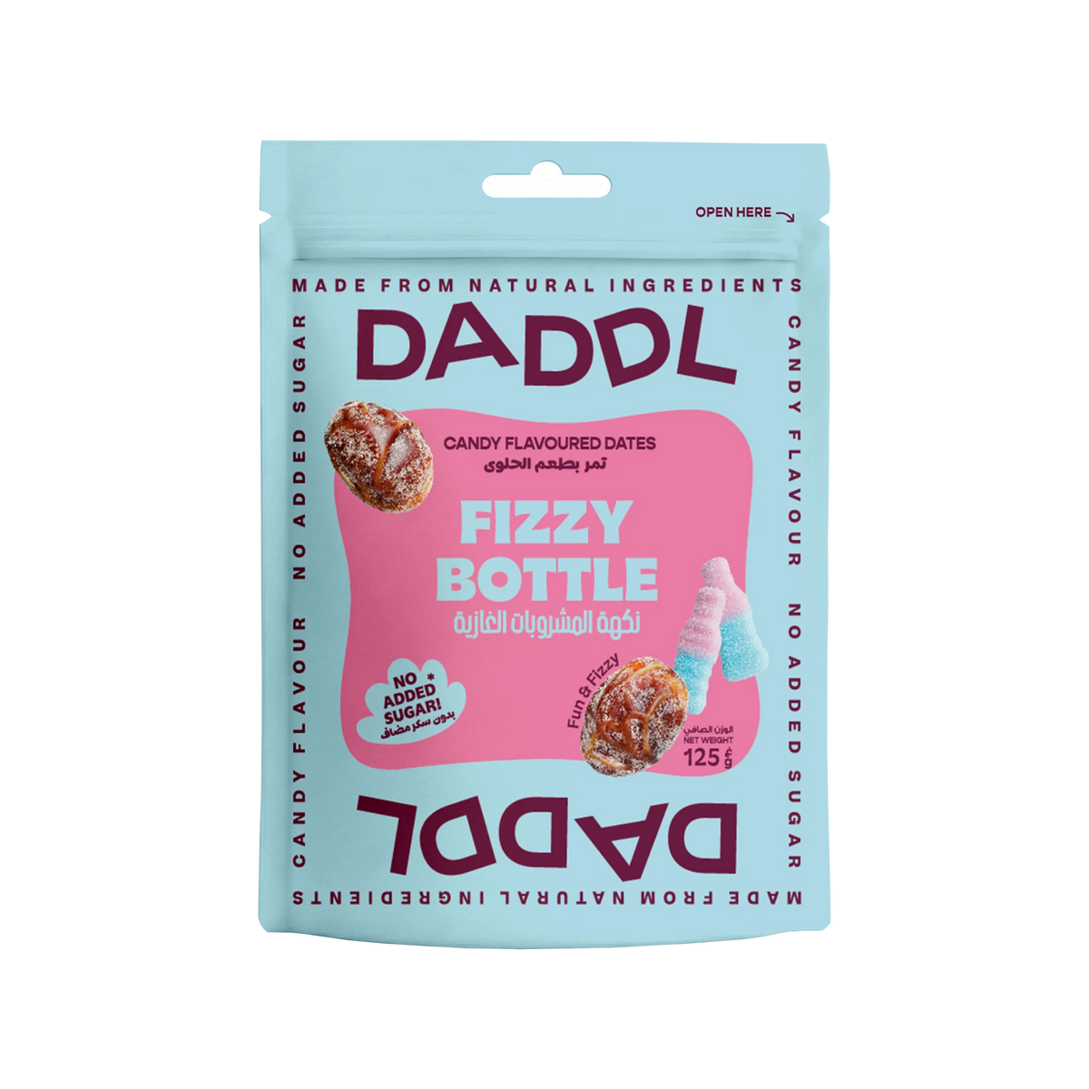 Fizzy Bottle Candy Dates - 125g