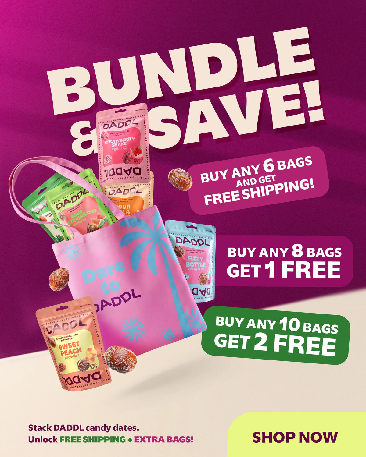 Snack more. Save more!