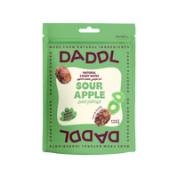 Daddl Sour Apple date candy 125g front packaging