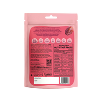 Daddl Strawberry Milkshake date candy 125g back packaging with product information