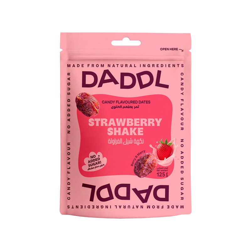 Strawberry Shake Candy Dates - 125g