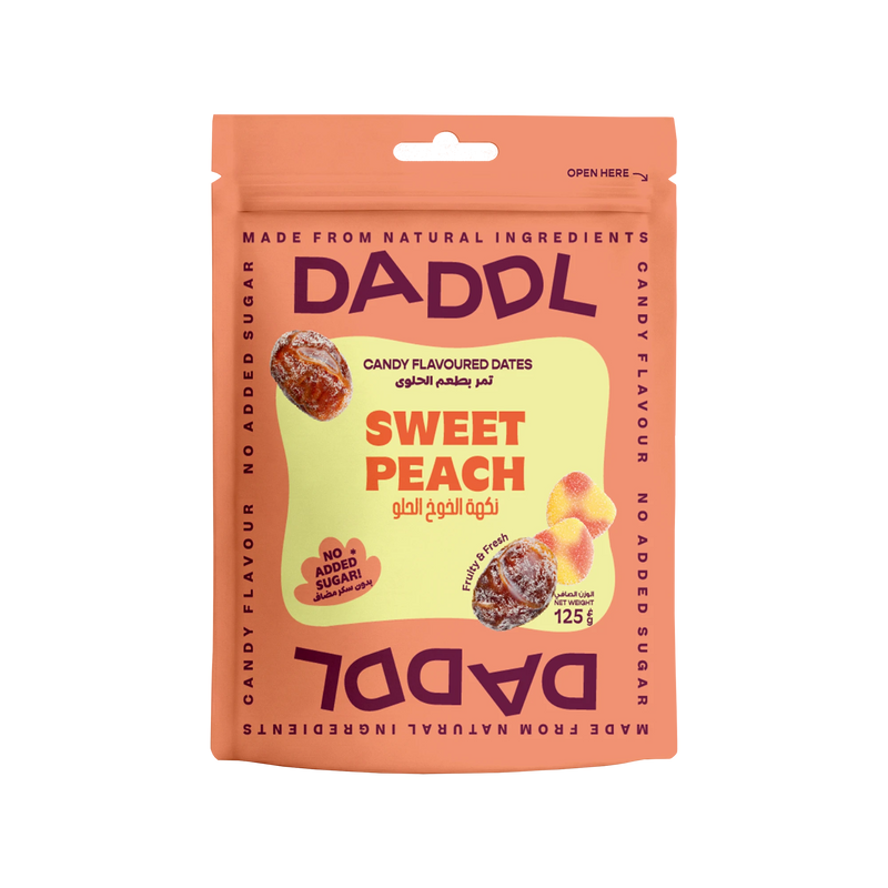 Sweet Peach Candy Dates - 125g
